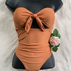 Aerie one-piece strapless swimsuit